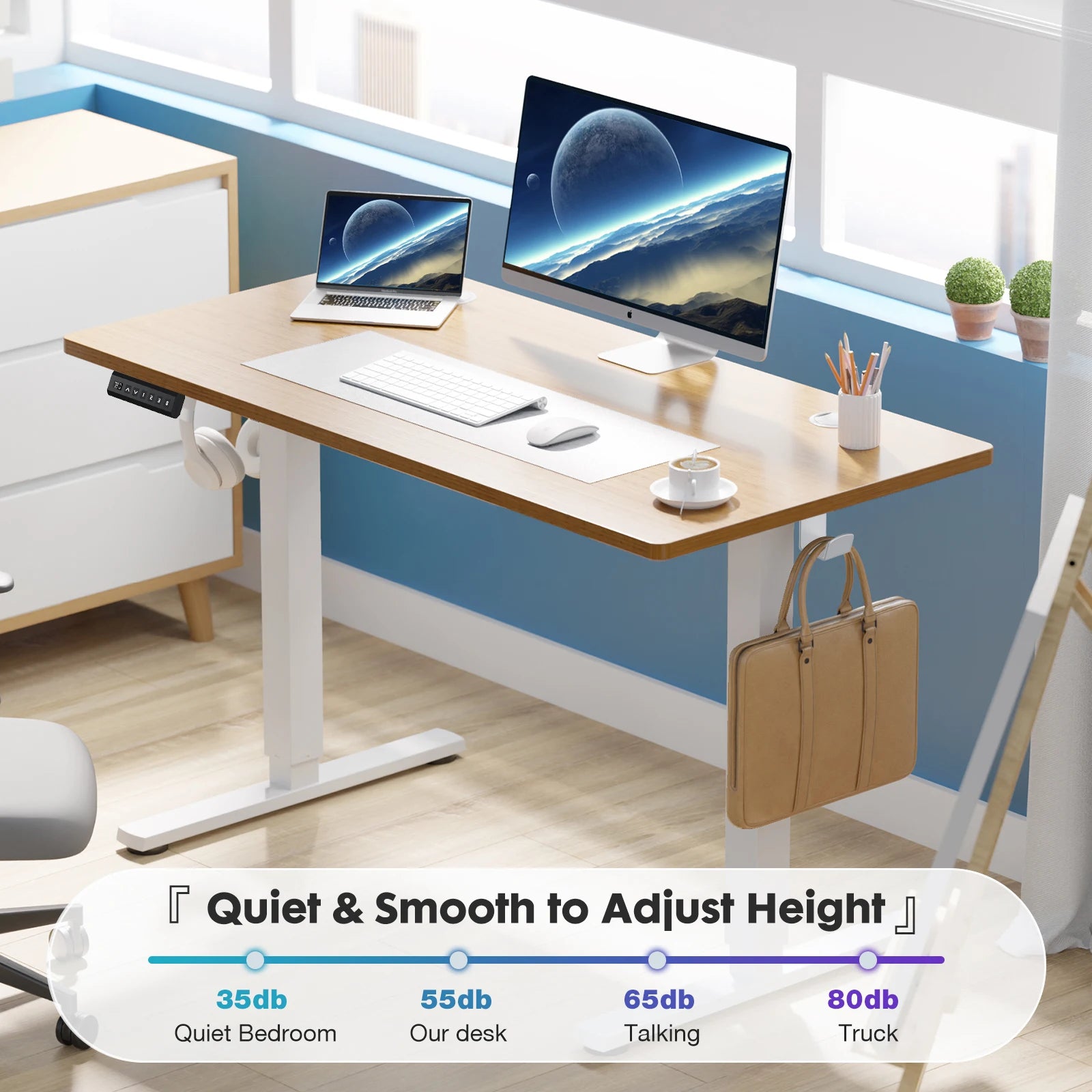 DeskRised Electric Standing Desk