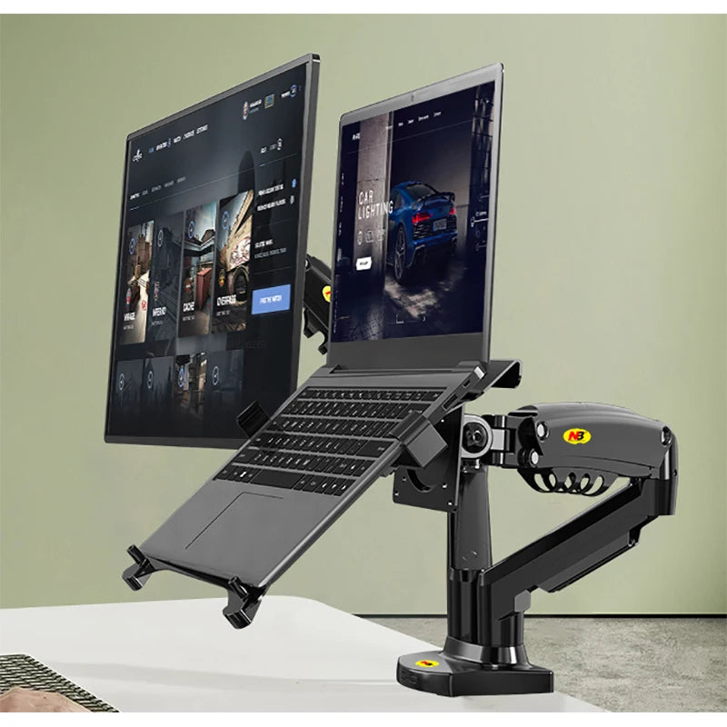 DeskRise ™ Dual Laptot + Monitor