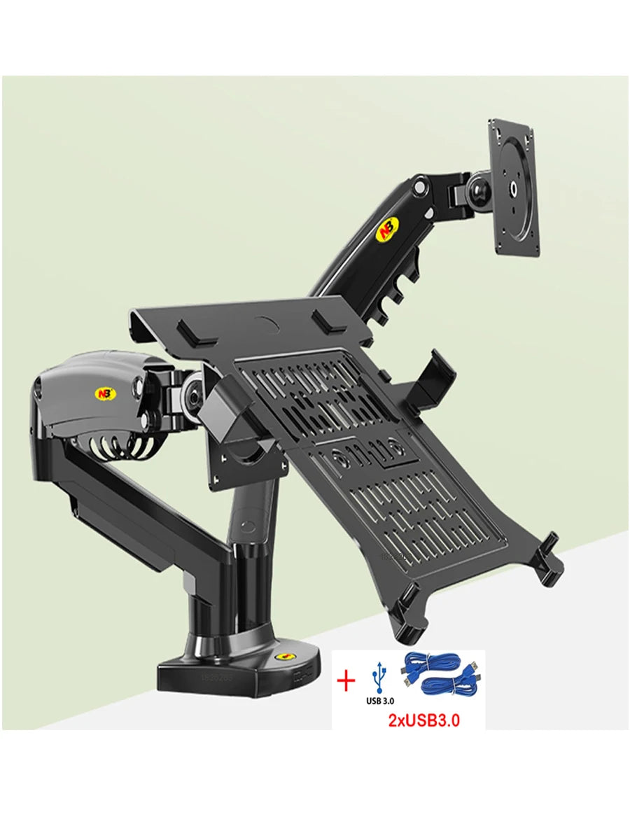 DeskRise ™ Dual Laptot + Monitor