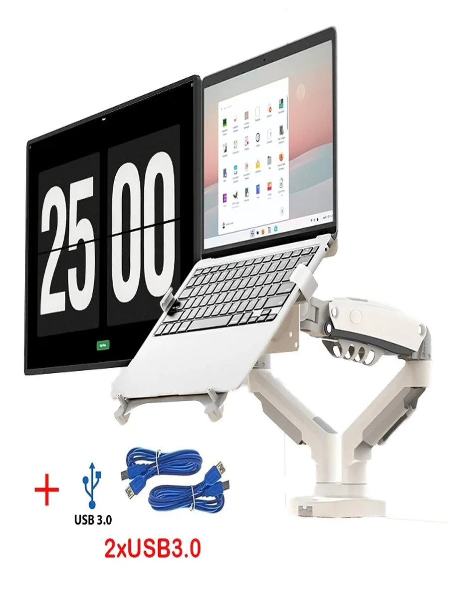DeskRise ™ Dual Laptot + Monitor